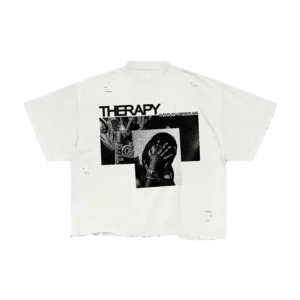 therapy t shirt : white