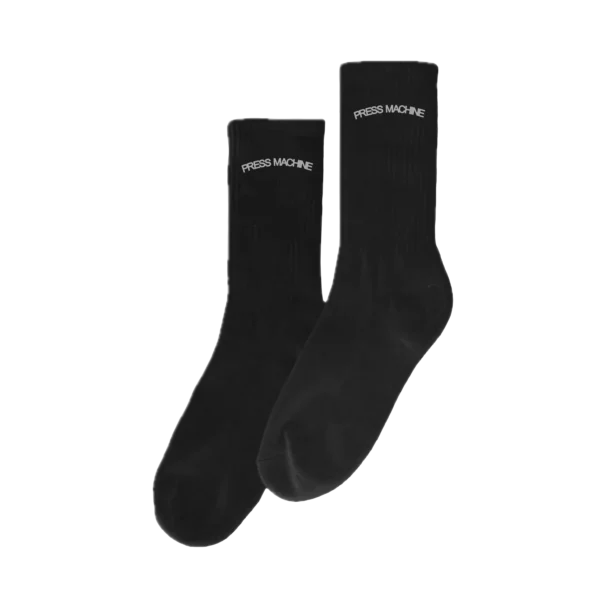 press machine socks : black