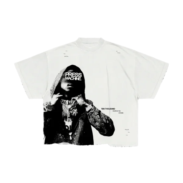 press machine photo t shirt