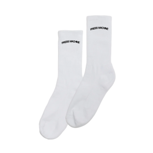 PRESS MACHINE SOCKS : WHITE